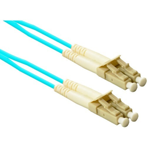 ENET 15M LC/LC Duplex Multimode 50/125 10Gb OM4 or Better Aqua Laser Optimized Multi-Mode (LOMM) Fiber Patch Cable 15 meter LC-LC Individually Tested - LC2-OM4-15M-ENC