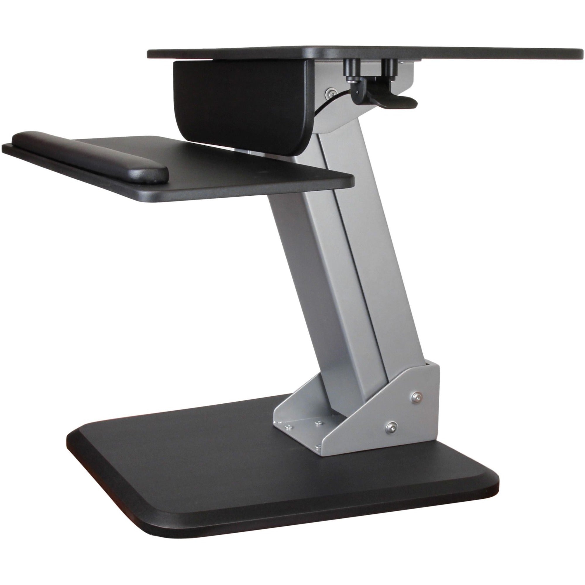 StarTech.com Height Adjustable Standing Desk Converter - Sit Stand Desk with One-finger Adjustment - Ergonomic Desk - ARMSTS