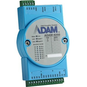 B+B SmartWorx 15-ch Isolated Digital I/O Modbus TCP Module - ADAM-6250