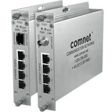 ComNet 10/100 4TX+1EX Ethernet Self-managed Switch with Power over Ethernet (PoE+) - CLFE4+1SMSC