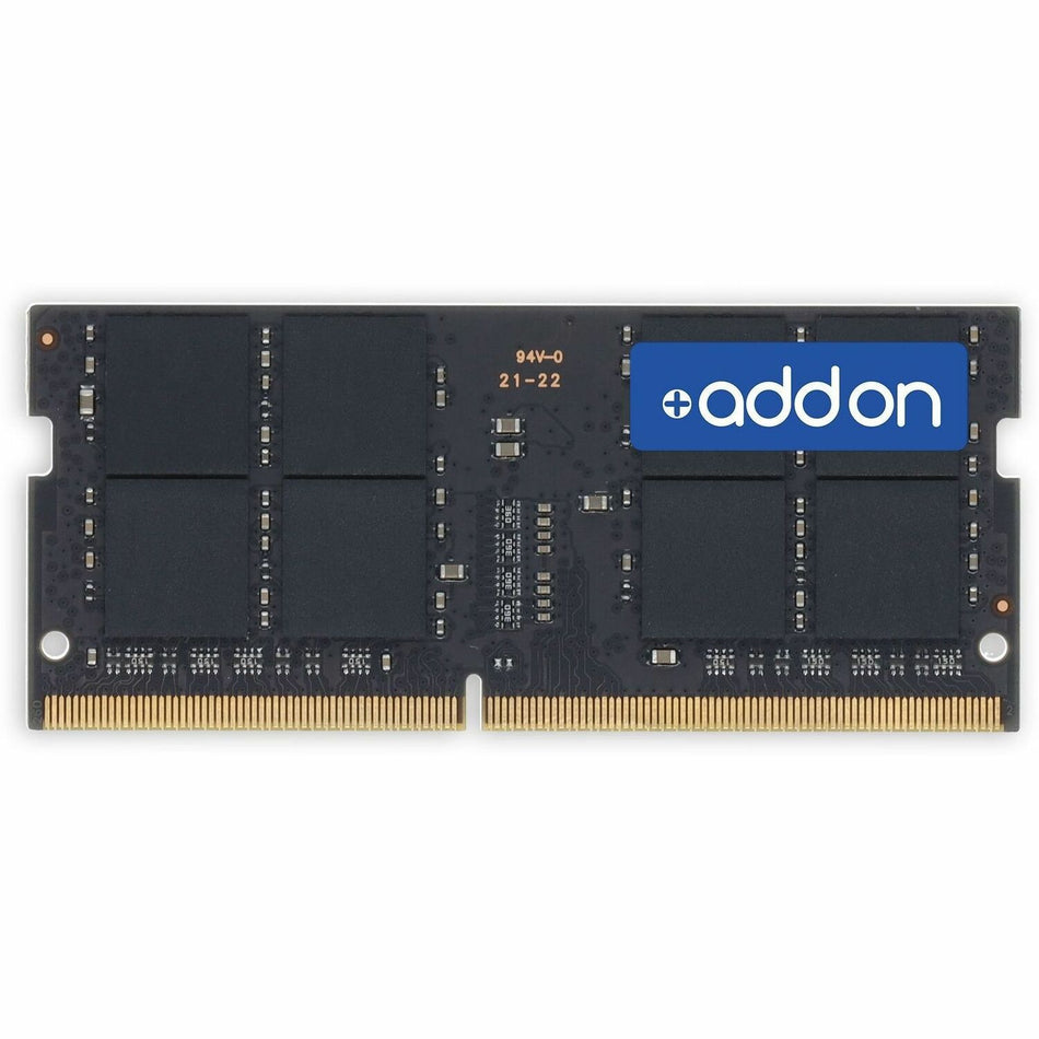 AddOn AA2133D4DR8S/16G x1 HP P1N55AA Compatible 16GB DDR4-2133MHz Unbuffered Dual Rank x8 1.2V 260-pin CL15 SODIMM - P1N55AA-AA