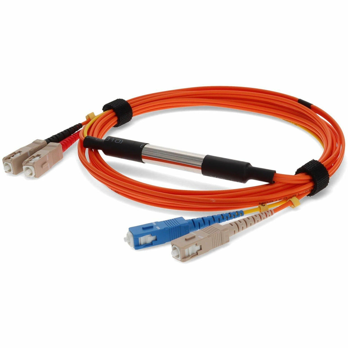 AddOn 5m Cisco CAB-GELX-625-5M Compatible SC (Male) to SC (Male) Orange OM1 & OS1 Duplex Fiber Mode Conditioning Cable - CAB-GELX-625-5M-AO