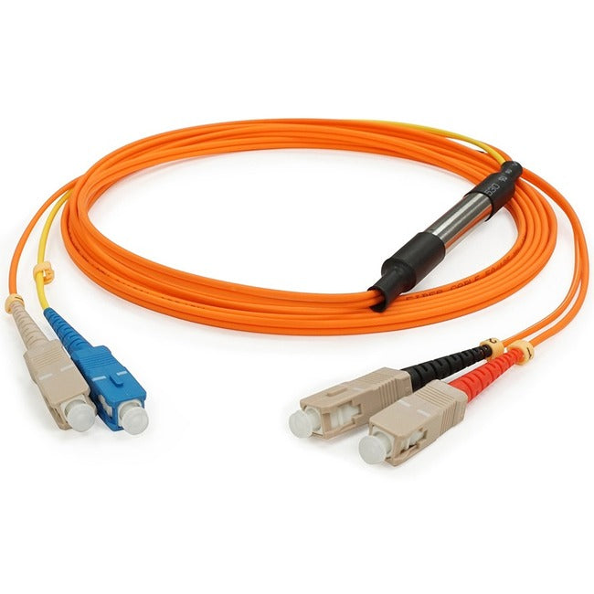 AddOn 3m Cisco CAB-GELX-625 Compatible SC (Male) to SC (Male) Orange OM1 & OS1 Duplex Fiber Mode Conditioning Cable - CAB-GELX-625-AO