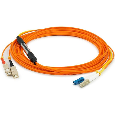 AddOn 3m LC (Male) to SC (Male) Orange OM1 & OS1 Duplex Fiber Mode Conditioning Cable - ADD-MODE-LCSC6-3