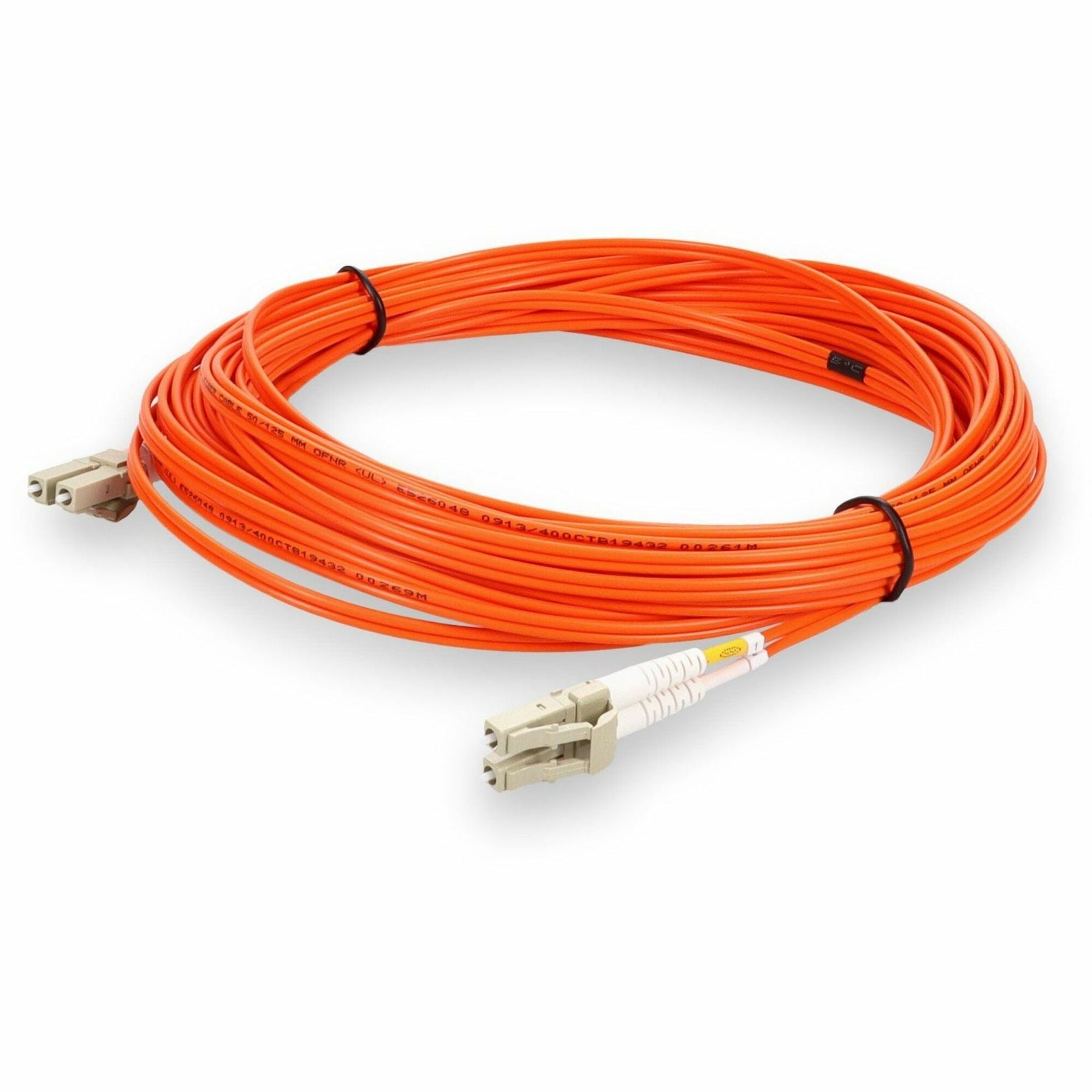 AddOn 10m LC to LC Orange OM2 Duplex OFNR (Riser-Rated) Fiber Patch Cable - ADD-LC-LC-10M5OM2