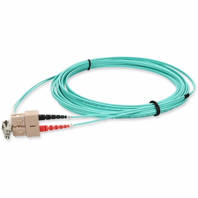 AddOn 1m LC (Male) to SC (Male) Orange OM2 Duplex Fiber OFNR (Riser-Rated) Patch Cable - ADD-SC-LC-1M5OM2