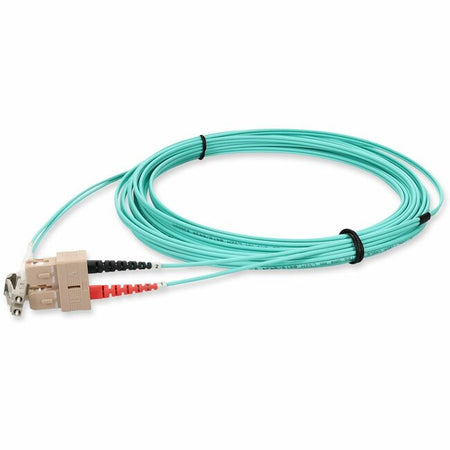 AddOn 3m LC (Male) to SC (Male) Orange OM2 Duplex Fiber OFNR (Riser-Rated) Patch Cable - ADD-SC-LC-3M5OM2