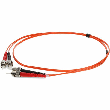 AddOn 10m ST (Male) to ST (Male) Orange OM2 Duplex Fiber OFNR (Riser-Rated) Patch Cable - ADD-ST-ST-10M5OM2