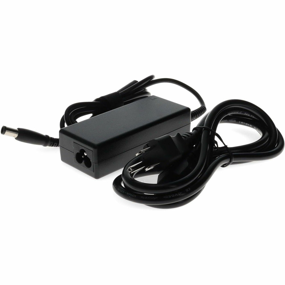 Dell 332-1831 Compatible 65W 19.5V at 3.34A Black 7.4 mm x 5.0 mm Laptop Power Adapter and Cable - 332-1831-AA