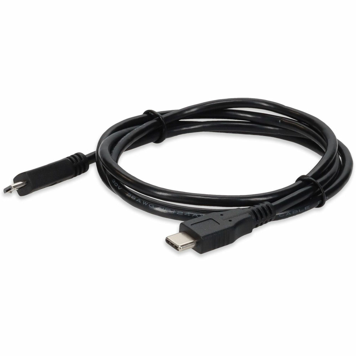 AddOn 1m USB C 3.1 Male to Micro USB B 2.0 Male Black Adapter Cable - USBC2MUSB21MB