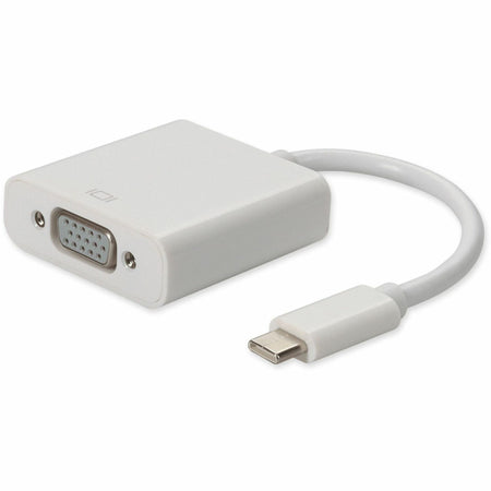 AddOn USB 3.1 (C) Male to VGA Female White Adapter - USBC2VGAW