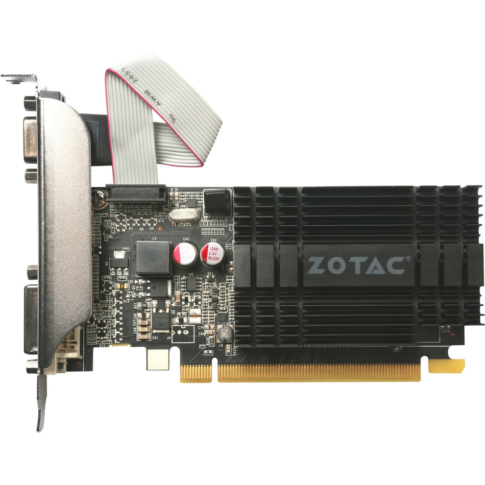 Zotac NVIDIA GeForce GT 710 Graphic Card - 2 GB DDR3 SDRAM - Low-profile - ZT-71302-20L