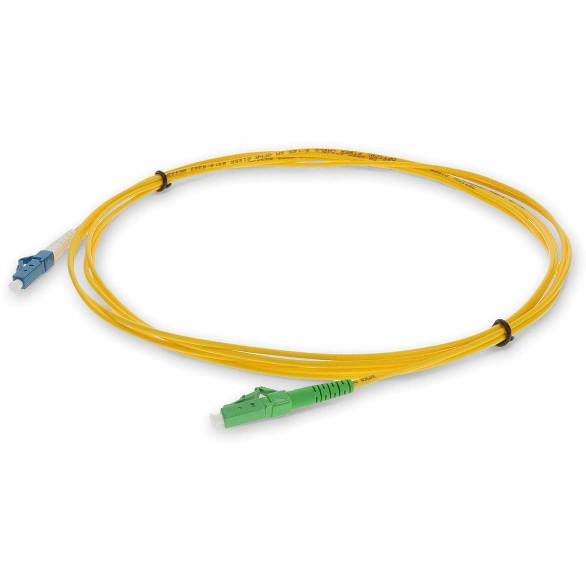 AddOn 2m ALC (Male) to LC (Male) Yellow OS2 Simplex Fiber OFNR (Riser-Rated) Patch Cable - ADD-ALC-LC-2MS9SMF