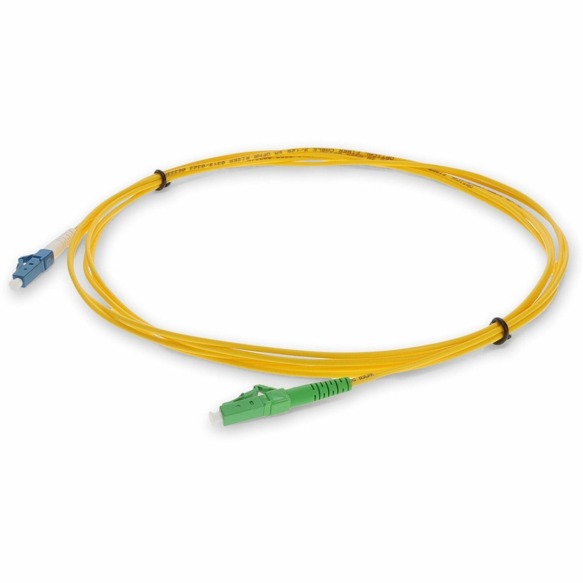 AddOn 2m ALC (Male) to LC (Male) Yellow OS2 Simplex Fiber OFNR (Riser-Rated) Patch Cable - ADD-ALC-LC-2MS9SMF