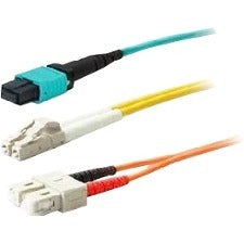 AddOn 2m ASC (Male) to LC (Male) Yellow OS2 Simplex Fiber OFNR (Riser-Rated) Patch Cable - ADD-ASC-LC-2MS9SMF