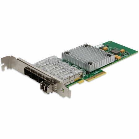 AddOn Intel I350F4 Comparable 1Gbs Quad SFP Port Network Interface Card with 4 1000Base-SX SFP Transceivers - I350F4-AO