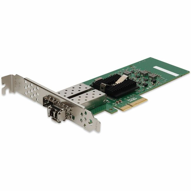 AddOn Intel I350F2 Comparable 1Gbs Dual SFP Port Network Interface Card with 2 1000Base-SX SFP Transceivers - I350F2-AO