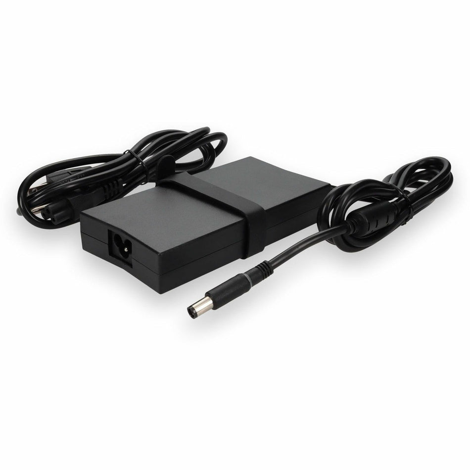 AddOn Dell 331-5817 Compatible 130W 19.5V at 6.7A Black 7.4 mm x 5.0 mm Laptop Power Adapter and Cable - 331-5817-AA