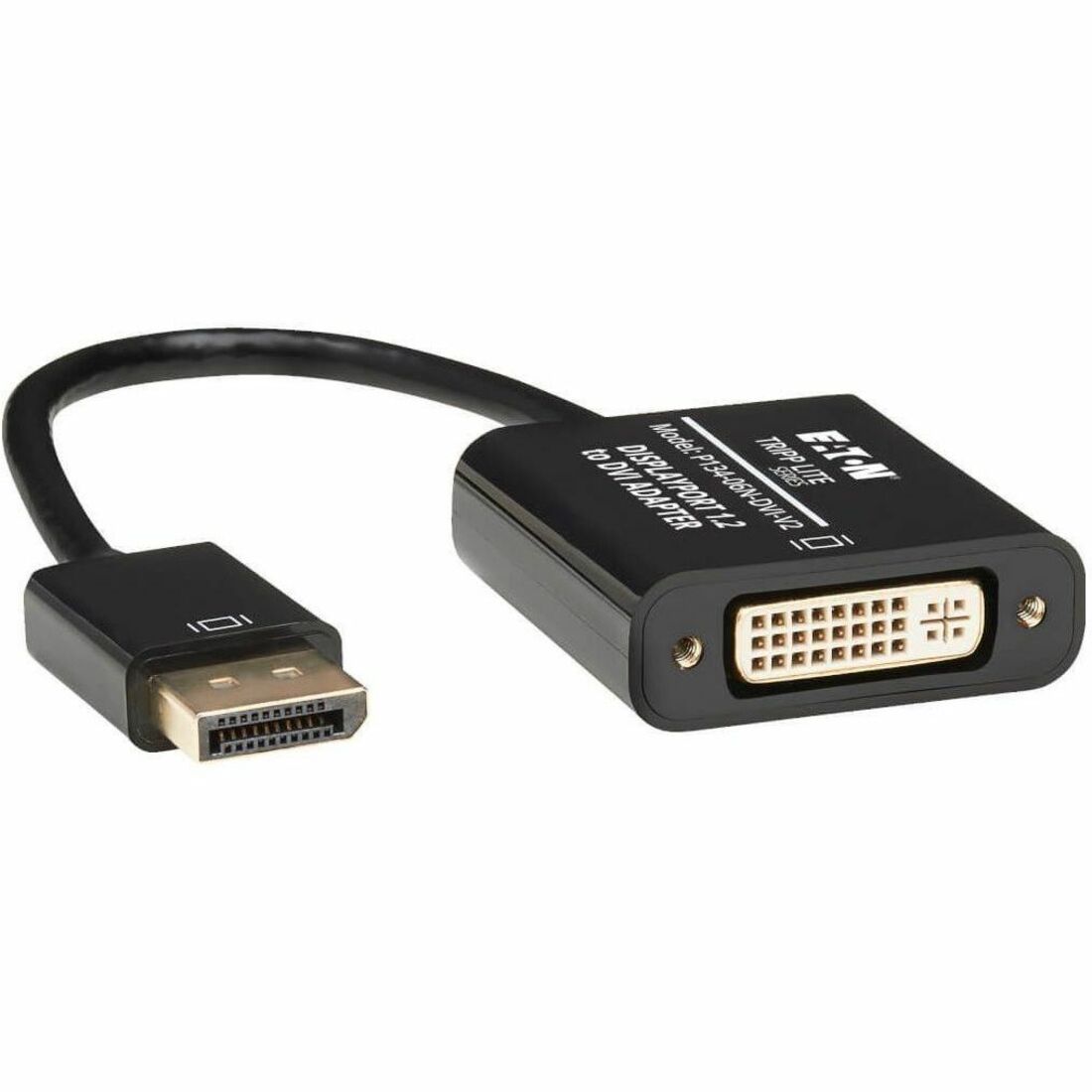 Tripp Lite by Eaton DisplayPort to DVI Active Adapter Video Converter DP ver 1.2 (M/F) 6-in. (15.24 cm) - P134-06N-DVI-V2