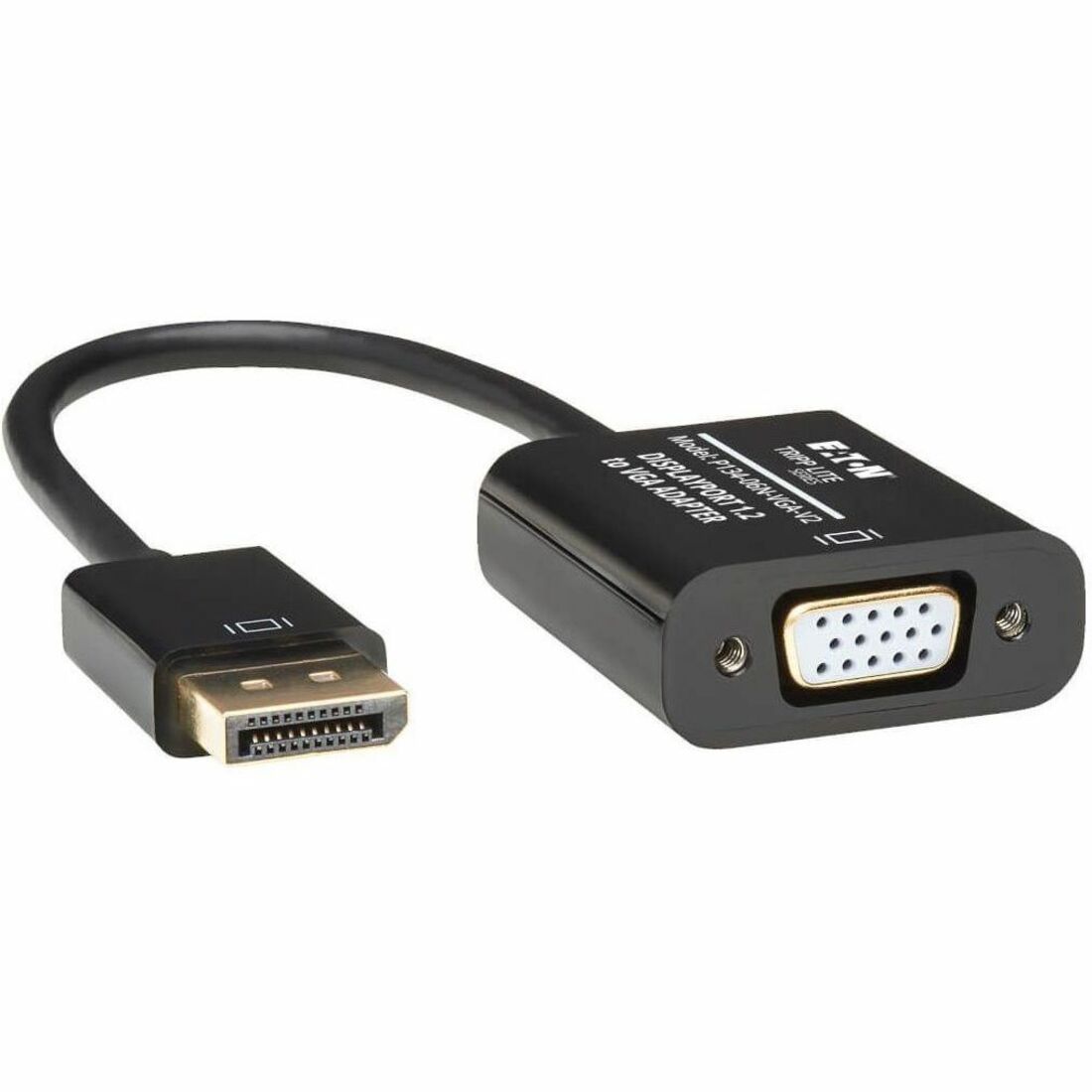 Tripp Lite by Eaton DisplayPort to VGA Active Adapter Video Converter DP ver 1.2 (M/F) 6-in. (15.24 cm) - P134-06N-VGA-V2