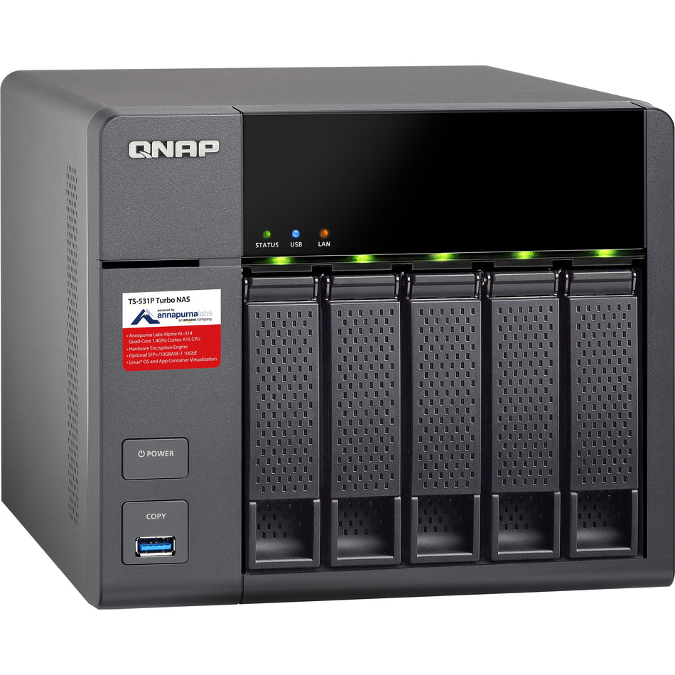 QNAP Turbo NAS TS-531P NAS Server - TS-531P-8G