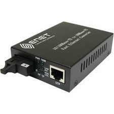 ENET 1x 10/100/1000Base-T RJ45 to 1x SC Duplex 1000Base-FX 1310nm Multimode Fiber SC Connector 2km Media Converter Stand-Alone - Power Supply Included; Chassis/Rack Mountable - ENMC-FGET-MMF2