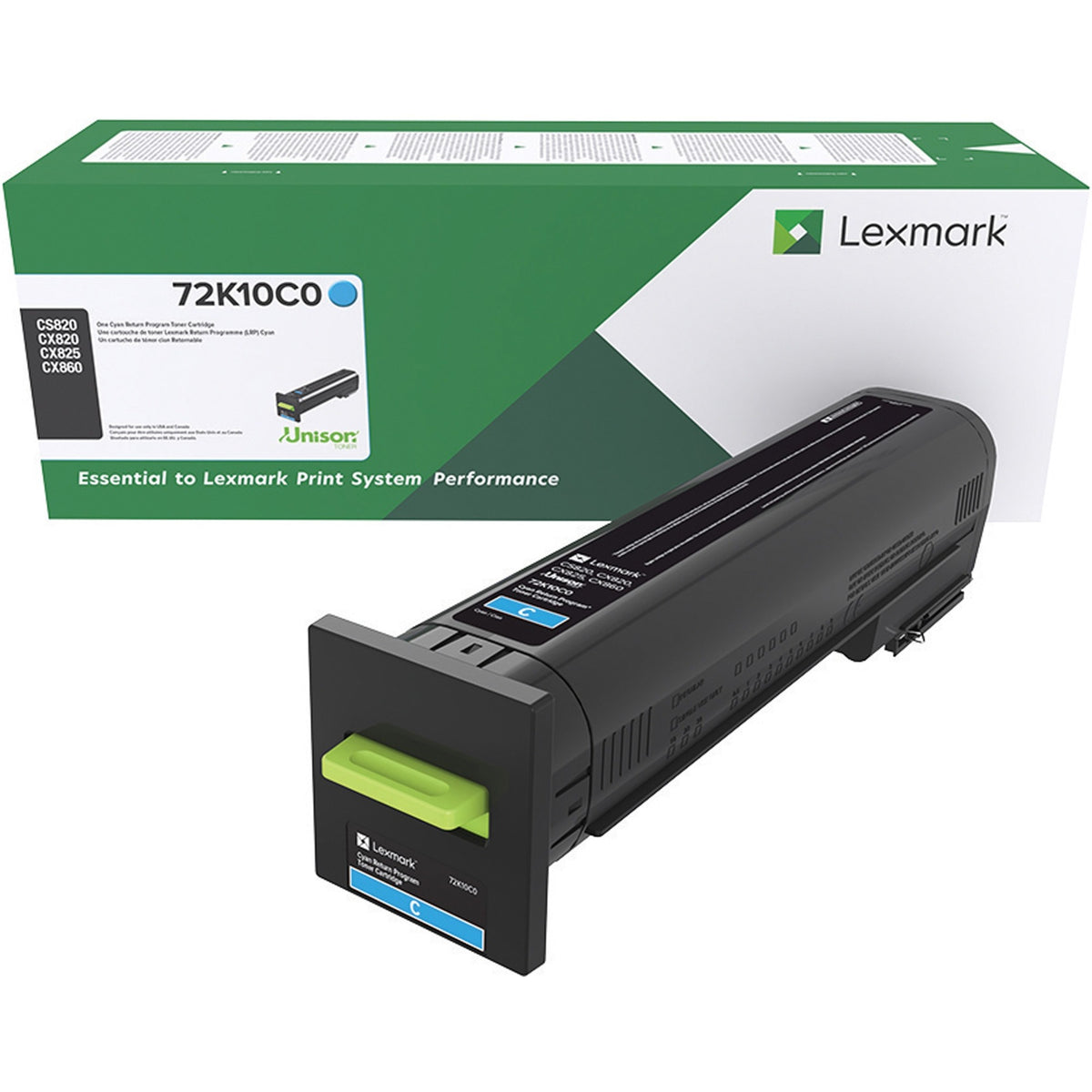 Lexmark Unison Original Toner Cartridge - 72K10C0