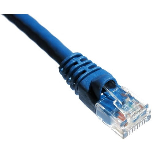 Axiom 15FT CAT6A 650mhz Patch Cable Molded Boot (Blue) - TAA Compliant - AXG95783