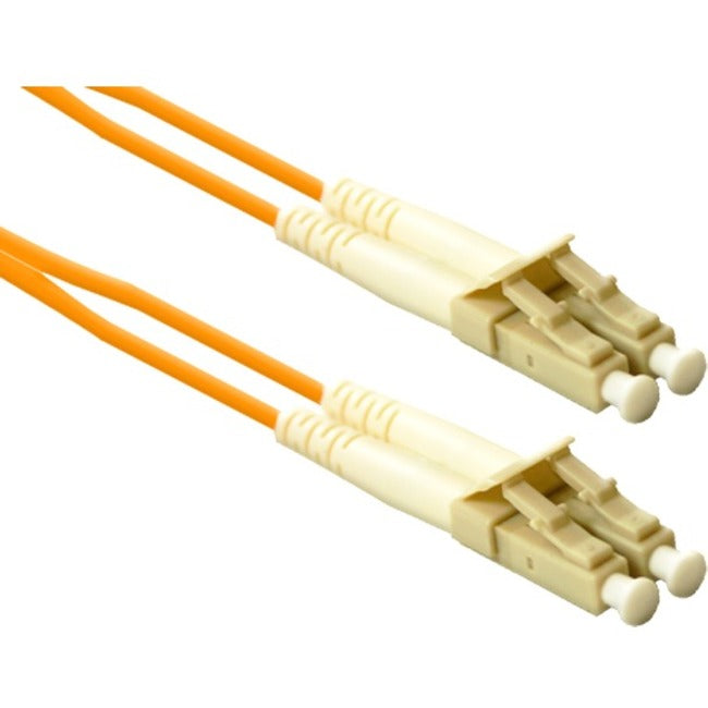 ENET 8M LC/LC Duplex Multimode 62.5/125 OM1 or Better Orange Fiber Patch Cable 8 meter LC-LC Individually Tested - LC2-8M-ENC