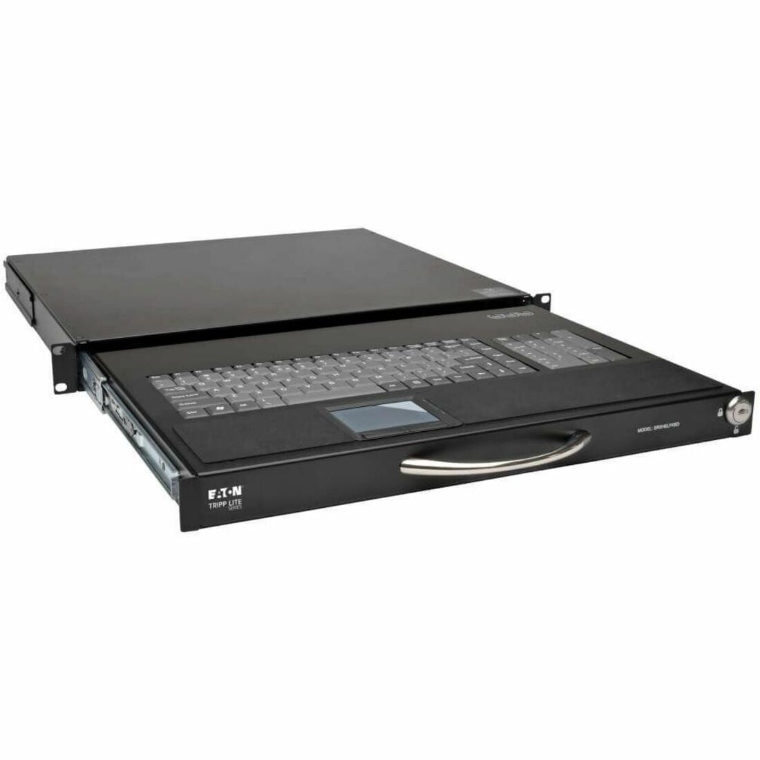 Tripp Lite by Eaton 1U Rackmount Keyboard w KVM Cable Kit for 2-Post or 4-Post Racks - SRSHELFKBD