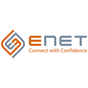 ENET Cat5e Orange 6 Inch Patch Cable with Snagless Molded Boot (UTP) High-Quality Network Patch Cable RJ45 to RJ45 - 6In - C5E-OR-6IN-ENC