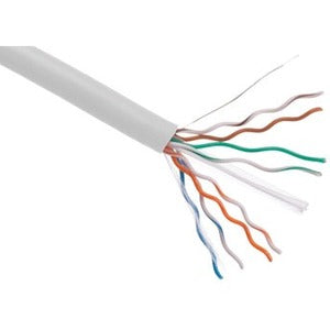 Axiom CAT6A 23AWG 4-Pair Solid Conductor 650MHz Bulk Cable Spool 1000FT (White) - C6ABCS-W1000-AX