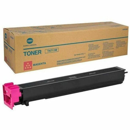 Konica Minolta TN-711M Original Laser Toner Cartridge - Magenta - 1 Pack - TN711M