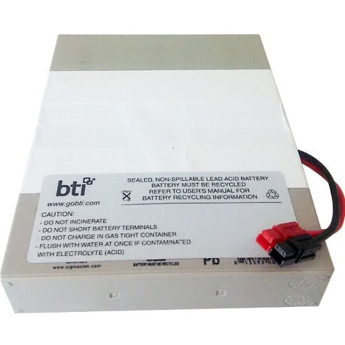 BTI RBC62-1U-BTI SEALED LEAD ACID BATTERY FOR EATON TRIPP LITE - 2yr Warranty - SMART500RT1U, SMX500RT1U - RBC62-1U-BTI