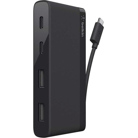 Belkin USB-C 4-Port Mini Hub (USB Type-C) - F4U090BTBLK