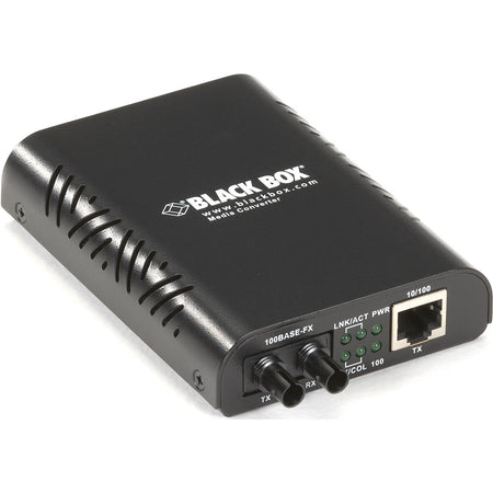 Black Box LinkGain 10/100BASE-TX to 100BASE-FX Media Converter, ST - LBMC300-MMST