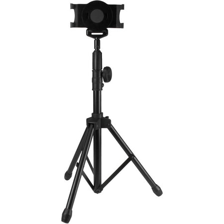 StarTech.com Adjustable Tablet Tripod Stand - For 6.5" to 7.8" Wide Tablets - Height adjustable from 29.3" to 62" (74.5 cm to 157 cm) - Rotate the tablet 360 degrees - Tilt the screen to your preferred viewing angle - Present content with a steady screen - TAA compliant - Detachable Holder - STNDTBLT1A5T