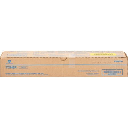 Konica Minolta Original Standard Yield Laser Toner Cartridge - Black - 1 Each - A33K030