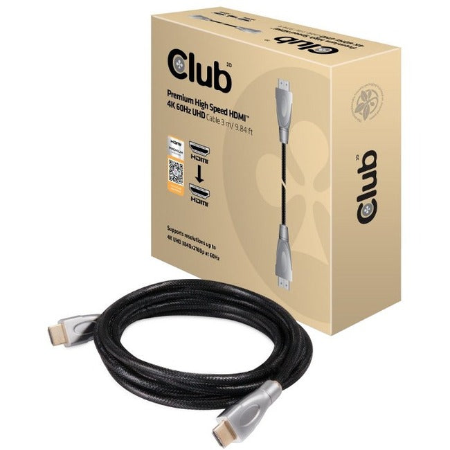 Club 3D Premium High Speed HDMI 2.0 4K60Hz UHD Cable 3 meter - CAC-1310