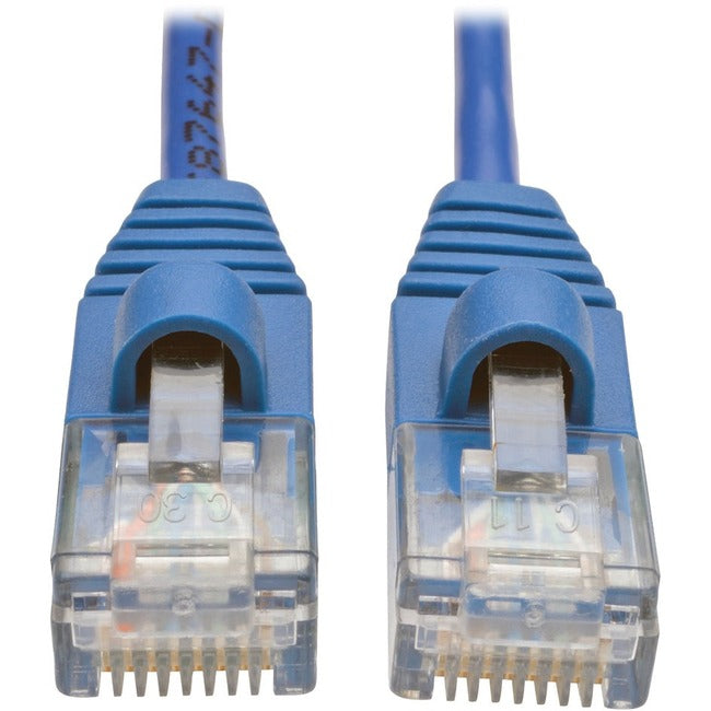 Eaton Tripp Lite Series Cat5e 350 MHz Snagless Molded Slim (UTP) Ethernet Cable (RJ45 M/M) - Blue, 6 ft. (1.83 m) - N001-S06-BL