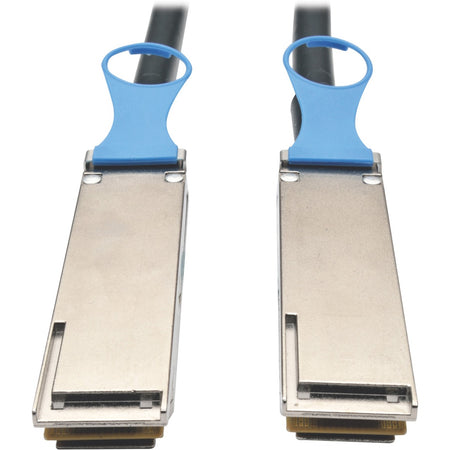 Tripp Lite by Eaton 3M QSFP28 to QSFP28 100Gbe Passive DAC Copper InfiniBand Cable QSFP-100G-CU3M Compatible 10ft - N282-03M-28-BK