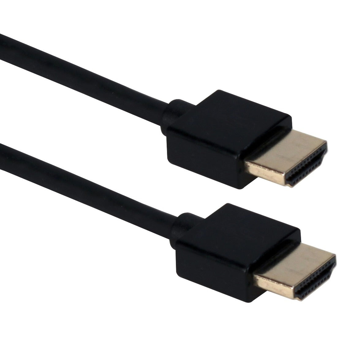 QVS 0.5ft High Speed HDMI UltraHD 4K with Ethernet Thin Flexible Cable - HDT-0.5F