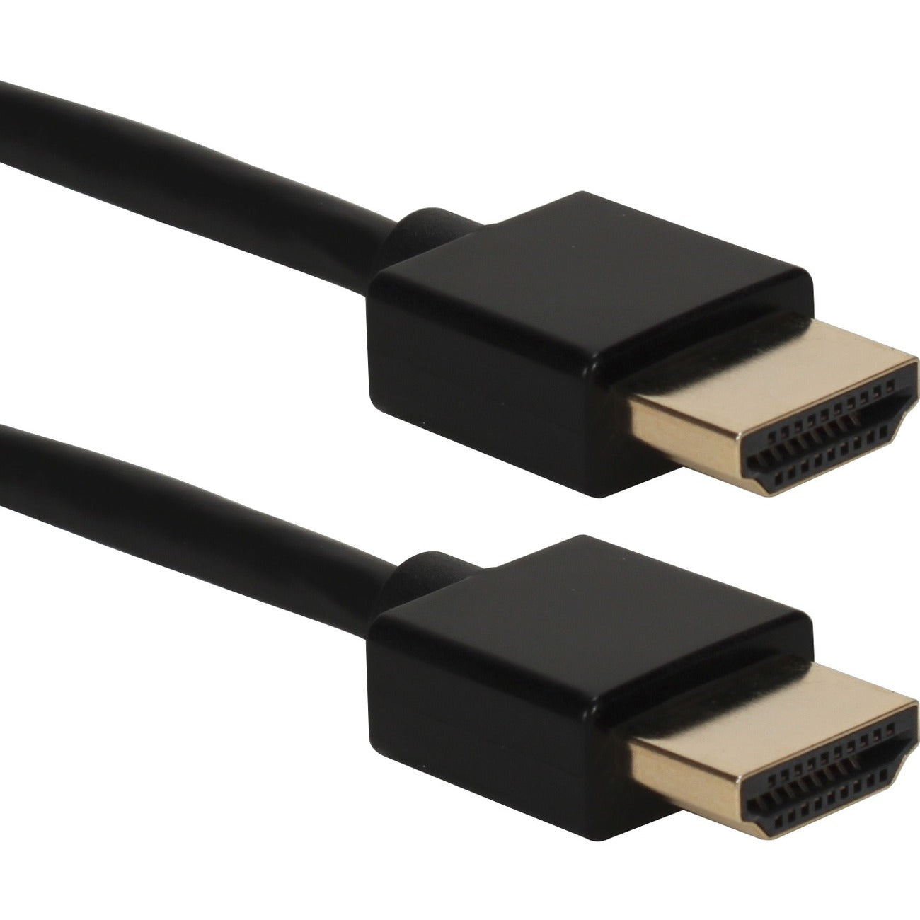 QVS 3ft High Speed HDMI UltraHD 4K with Ethernet Thin Flexible Cable - HDT-3F