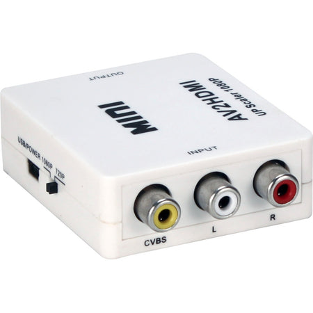 QVS Composite Audio & Video to Digital HDMI Up-Converter - HRCA-AS