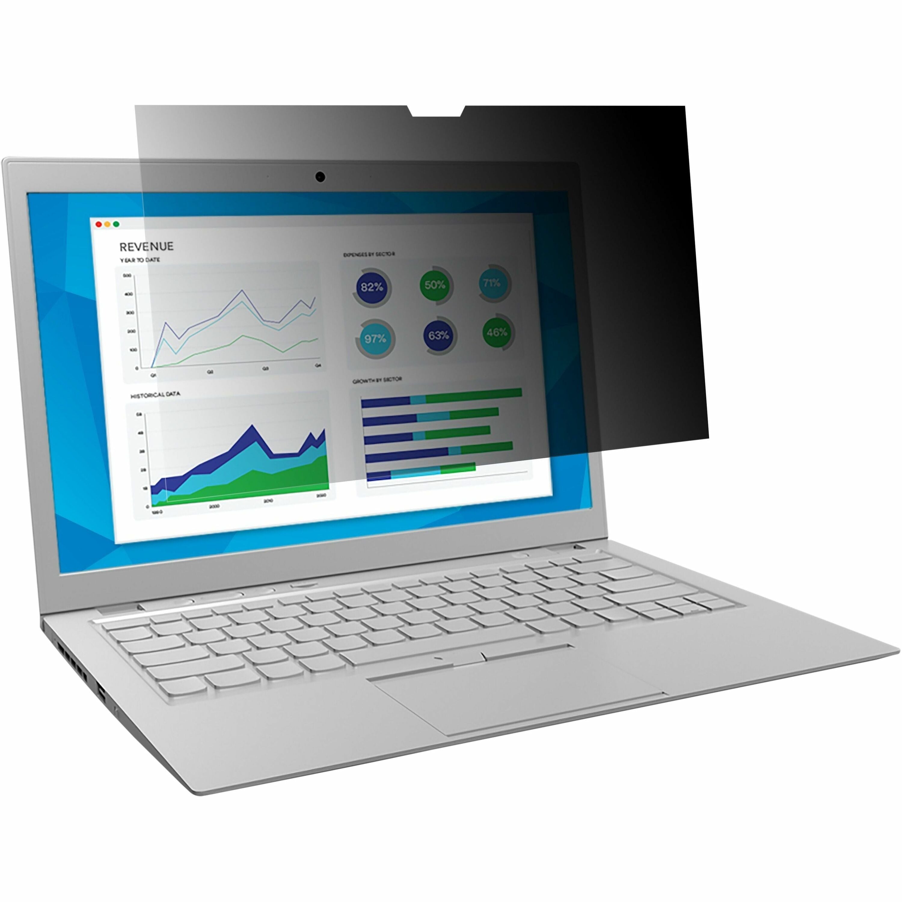 3M&trade; Privacy Filter for 13.3" Widescreen Laptop (16:10) - PF133W1B