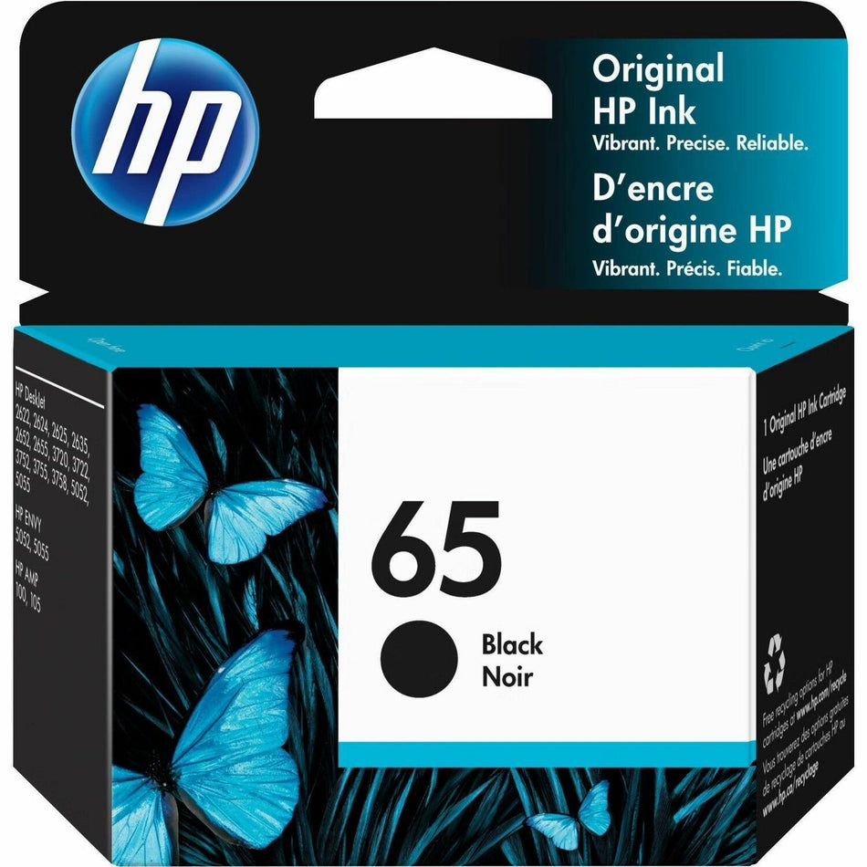 HP 65 (N9K02AN#140) Original Ink Cartridge - Single Pack - N9K02AN#140