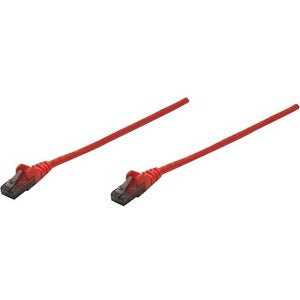 Intellinet Network Solutions Cat6 UTP Network Patch Cable, 0.5 ft (0.15 m), Red - 347396