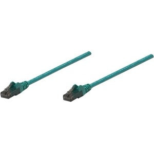 Intellinet Network Solutions Cat6 UTP Network Patch Cable, 0.5 ft (0.15 m), Green - 347426