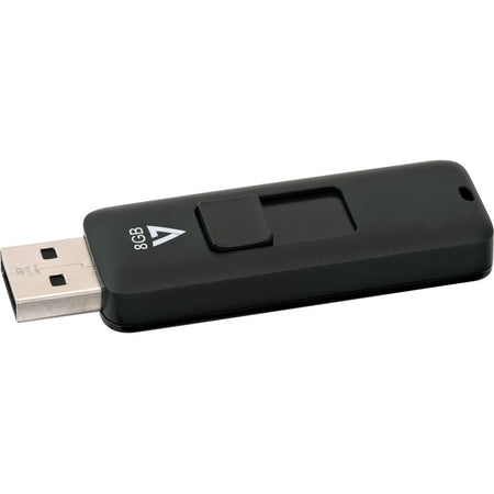 V7 8GB USB 2.0 Flash Drive - With Retractable USB connector - VF28GAR-3N