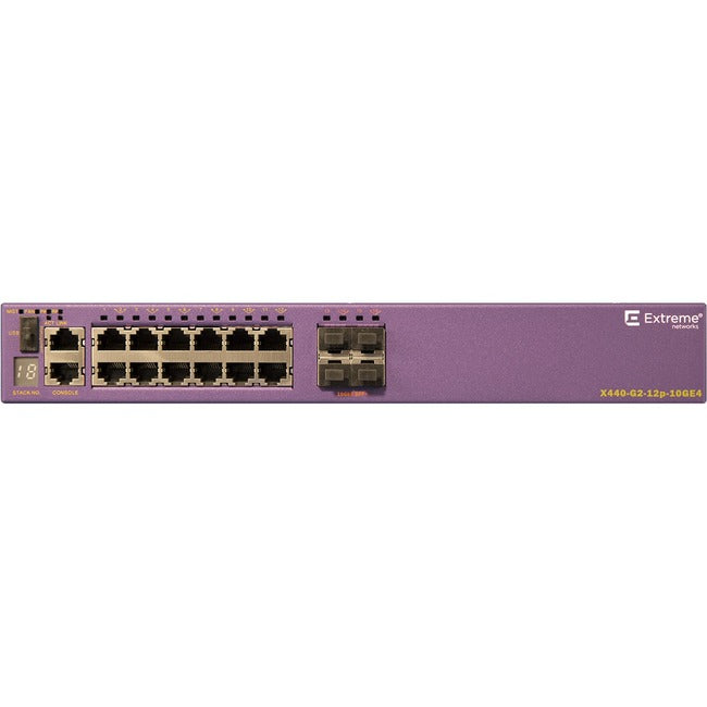 Extreme Networks X440-G2-12p-10GE4 Ethernet Switch - 16531